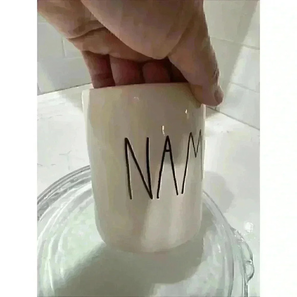 Rae Dunn Artisan Collection By Magenta Mug "NAMASTE" Coffee Tea Hot Coco Mug Cup - Picture 3 of 10